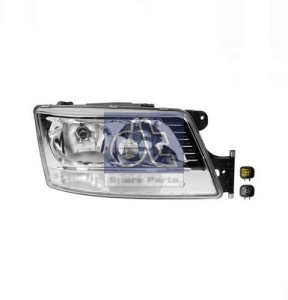 Far dreapta H21W/H7/LED/PY21W, electric, fundal crom MAN TGS, TGX dupa 2007