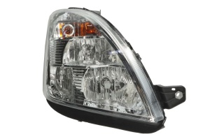 Far Dreapta potrivit IVECO DAILY IV 2006-2011 (2*H7/H1/W5W, electric, cu motor, culoare insert: cromat)