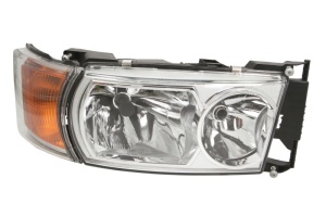 Far stanga 4*LED/D1R/H7/P21W/T4W, electric, crom, cu semnalizator,cu invertor SCANIA P,G,R,T dupa 2007