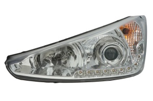 Far Stanga potrivit SCANIA IRIZAR I4; IRIZAR I4 dupa 2007 (H7/LED/PY21W, culoare insert: cromat)