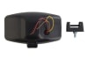 Far universal stanga/dreapta (H7/LED, 24V, 245mm, 147mm, transparent, plastic, negru) - Img 2