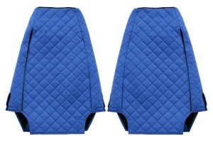 Huse scaun camion Elegance (albastru, material eco-piele / velur, serie ELEGANCE) potrivit RENAULT PREMIUM - Img 2