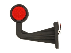 Lampa gabarit LED alb/rosu, curbat camion