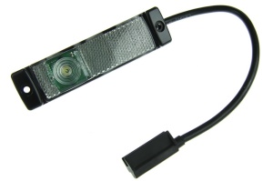 Lampa gabarit stanga/dreapta, alb, LED, inaltime 32 latime 130, lungime cablu 300, 24V