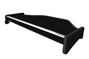 Raft polita interior cabina (mijloc, culoare: gri, serie: CLASSIC) potrivit DAF - Img 2