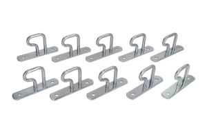 Set 10 bucati carlig prelata zinc galvanizat ochi