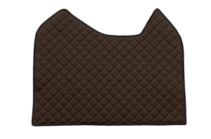 Set covor podea camion Mercedes Actros scaun pasager convertibil, ECO-LEATHER, set 3 buc. (material - eco-piele, culoare - maro, cabina lata 250 cm) - Img 3