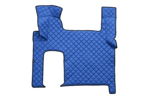 Set covor podea camion potrivit MAN ECO-LEATHER, set 3 buc. (material - eco-piele, culoare - albastru, transmisie automata) potrivit MAN TGX - Img 3