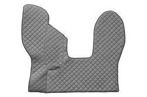 Set covorase podea camion potrivit DAF ECO-LEATHER, set 3 buc. (material - eco-piele, culoare - gri, transmisie automata) potrivit DAF dupa 2013 - Img 3