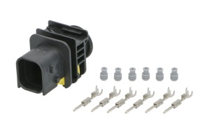 Stecher potrivit MAN (numar pini: 6, forma mufa: dreptunghiular, HDSCS, voltaj pana la 60V, 1,5mm)