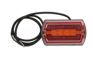 Stop spate Dreapta/Stanga CLEO (12/24V, cu indicator, cu lumini frana, lumini parcare/pozitie)