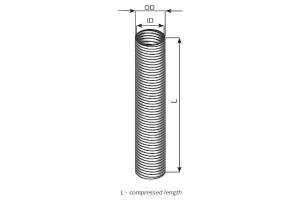 Teava esapament (flexibil, diametru:88,9mm/92,9mm, lungime:2000mm) - Img 2