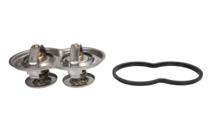 Termostat lichid racire (80°C/87°C, cu garnitura, in carcasa, cu retarder) potrivit SCANIA K BUS, OMNIEXPRESS, P,G,R,T DC12.06-DT12.17 dupa 2004