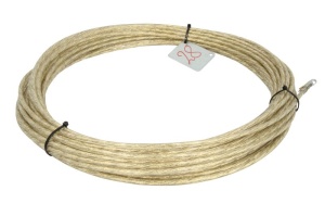 Cablu prelata, diametru: 6mm, lungime: 28m cu fitinguri hardware