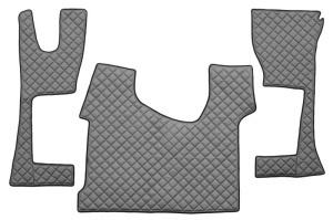 Covoras Auto, piele ECO potrivit MERCEDES ACTROS MP4 / MP5 dupa 2011 (material - piele matlasată ECO, cabina ingusta 230 cm)