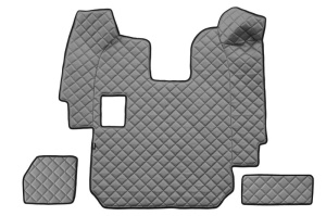 Covoras Auto, piele ECO potrivit SCANIA R I 2004-2019 (material - piele matlasată ECO, pentru transmisie manuala) - Img 2