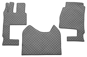 Covoras Auto, scaun pasager, piele ECO potrivit MERCEDES ACTROS MP4 / MP5 dupa 2011 (material - piele matlasată ECO, cabina lata 250 cm)