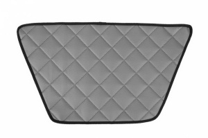 Covoras bord gri, ECO-piele, ECO-LEATHER potrivit DAF XF 105, XF 106 dupa 2005