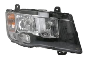 Far dreapta (2*H7, electric, cu motor, cu lumini zi, transparent) EURO 6 potrivit MAN TGL I, TGM I, TGS I, TGX I 2012-2022