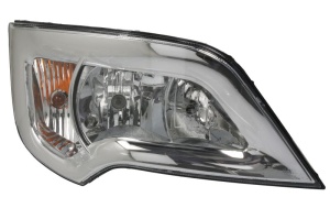 Far Dreapta potrivit MERCEDES TRAVEGO (O 580) dupa 2008 (H1/H7/PY21W/W5W, culoare insert: cromat, culoare semnalizator: alb)