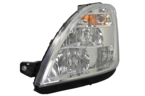Far Stanga potrivit IVECO DAILY IV 2006-2011 (2*H7/H1/W5W, electric, cu motor, culoare insert: cromat)