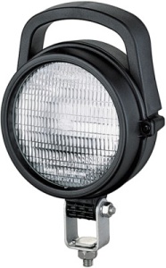 Far universal (H3, 12/24V, inaltime 239mm, diametru 152mm, alb, negru)