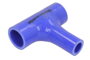 Furtun silicon sistem racire 19mmx60/105mm (T-conector; reductor, culoare albastru, -60/260Â°C, presiune de indoire: 0,7 MPa)