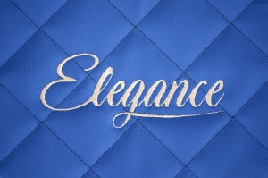 Husa scaun ELEGANCE Q potrivit SCANIA G II, L, P II, R II, S dupa 2016 (albastru, piele matlasată ECO / velours, integreaza tetiera pasagerului, tetiera soferului integrata) - Img 3