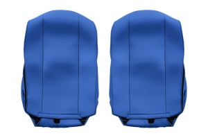 Huse scaun camion ELEGANCE S (blue, material eco-leather / velur) potrivit FORD F-MAX dupa 2018 - Img 2