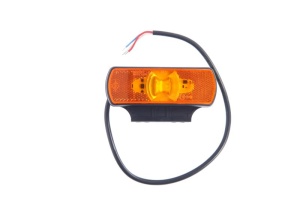 Lumini marcaj spate stanga/dreapta portocaliu, LED, inaltime 44; latime 122; adancime 19, suprafata, lungime furtun 500, 2/24V