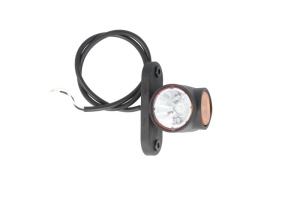 Lumini marcaj spate stanga/dreapta portocaliu/rosu/alb, LED, inaltime 100; latime 55; adancime 64, suprafata, lungime furtun 500, 12/24V - Img 2