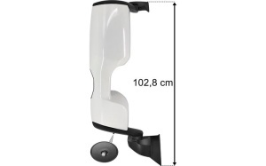 Oglinda laterala Dreapta, cu incalzire, electric, lungime: 1014mm, alb, latime: 414mm potrivit DAF XG, XG+ dupa 2021 - Img 2