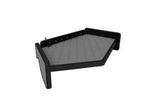 Raft interior cabina Mijloc potrivit VOLVO FH III, FH16 III dupa 2020 (culoare: gri, serie: ELEGANCE)