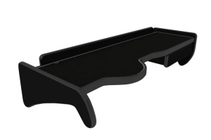 Raft interior cabina potrivit MAN TGA, TGL I dupa 1999 (lung, sertar suplimentar sub blatul mesei, dublu, cu sertar, culoare: gri, serie: CLASSIC, tip cabina: L, LX, M, XL, XLX)