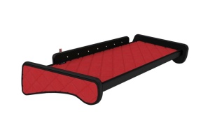 Raft polita interior cabina (panou LED, lumina alba; mijloc, cabina, culoare: rosu, serie: ELEGANCE) potrivit MAN