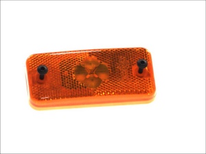 Reflector dreptunghiular portocaliu 4xLED - 12V