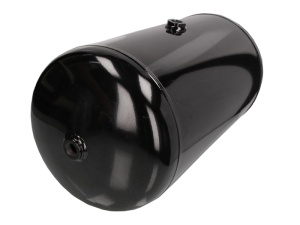 Rezervor aer sistem compresor POLMO diametru 276mm/lungime592mm/ debit 30dm/3, 2xM22x1, 5 singura conectare ambele parti, drain M22x1, 5