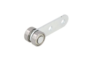 Rola culisare acoperis prelata diametru 24mm x latime 7mm, dimensiune placa 86mm