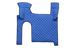 Set covor podea camion potrivit MAN ECO-LEATHER, set 3 buc. (material - eco-piele, culoare - albastru, pentru transmisie manuala) potrivit MAN - Img 3