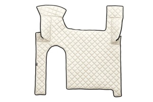 Set covor podea camion potrivit MAN ECO-LEATHER, set 3 buc. (material - eco-piele, culoare - bej, pentru transmisie manuala) potrivit MAN - Img 3
