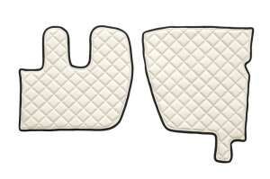 Set covor podea camion potrivit Renault ECO-LEATHER, set 3 buc. (material - eco-piele, culoare - bej) potrivit RENAULT TRUCKS PREMIUM 2 dupa 2005 - Img 2