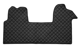 Set covor podea camion potrivit Renault scaun dublu pasager 1 + 2, ECO-LEATHER, 1 bucata (material - eco-piele / velur, culoare - negru)
