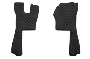Set covor podea camion potrivit Scania ECO-LEATHER, set 5 buc (material - eco-piele, culoare - negru, pentru transmisie manuala) potrivit SCANIA P,G dupa 2004 - Img 2