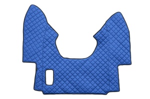 Set covorase podea camion potrivit DAF ECO-LEATHER, set 3 buc. (material - eco-piele, culoare - albastru, transmisie automata) potrivit DAF 95 XF 1997-2012 - Img 3