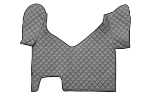 Set covorase podea camion potrivit Iveco ECO-LEATHER, set 3 buc. (material - eco-piele, culoare - gri, transmisie automata) potrivit IVECO STRALIS I dupa 2013 - Img 3
