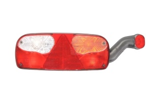 Stop lampa spate dreapta ECOPOINT I cu bulb deschis 24V, triunghi reflector, cu extensie brat cu 7 pini soclu ASS2