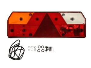 Stop lampa spate stanga EUROPOINT I triunghi reflector, soclu 7 pini spate