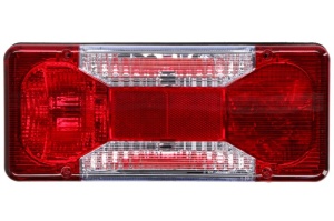 Stop spate Stanga potrivit IVECO DAILY IV 2006-2011 (12V, reflector, conector: AMP 1.5/Bayonet 7PIN)