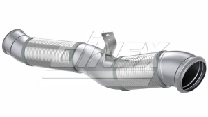 Teava esapament (diametru:129,25mm/126,4mm, lungime:856/970mm) potrivit SCANIA G; P; R; S EURO 6