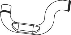 Teava esapament (lungime:880mm) potrivit VOLVO FH12, FH16, FL12, FM10, FM12, FM7 dupa 1993